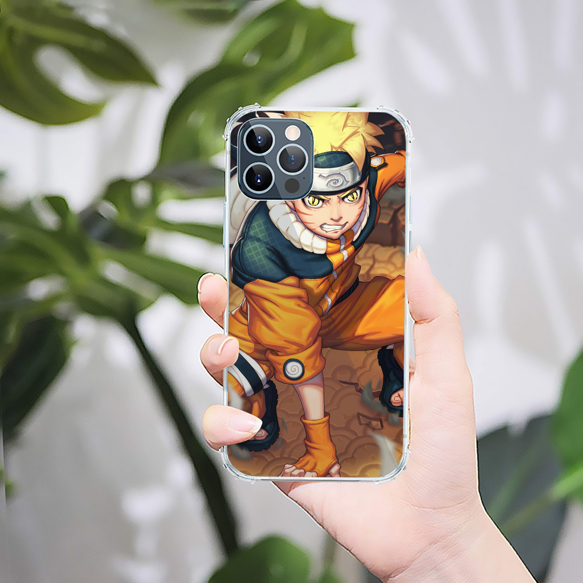 （画像用） NARUTO -ナルト- NARUTO -ナルト- 疾風伝 【iPhone 12シリーズ対応】透明スマホケース（クリアソフトケース）